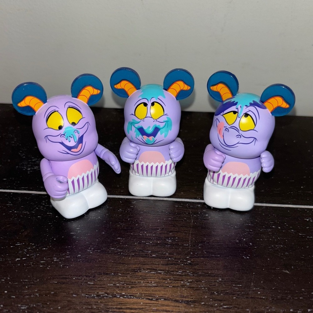Disney Vinylmation | Bakery Mystery Series | 3 Figment Cupcakes, 3 Frostings